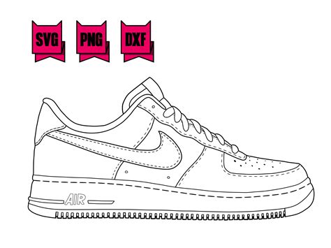 nike air force 1 getekend logo|Nike Air Force one svg.